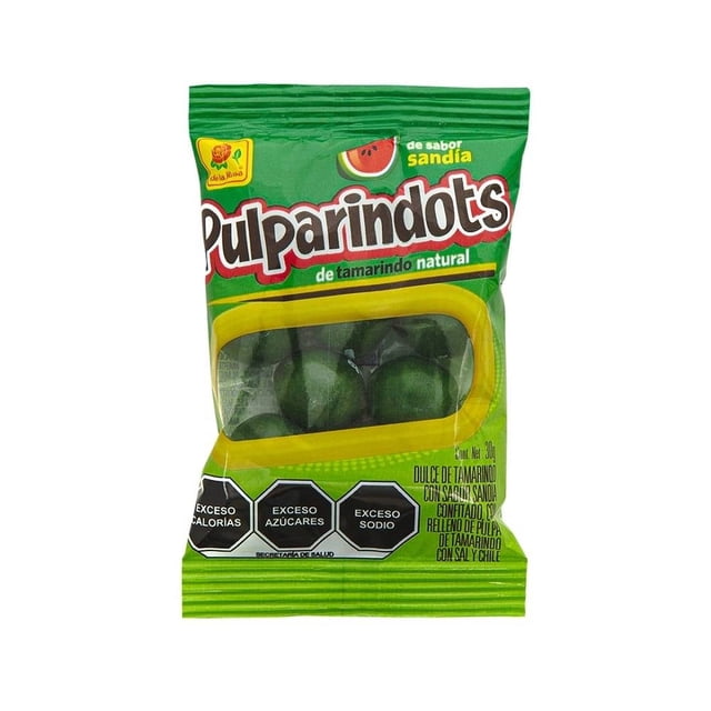 Dulce de tamarindo De la Rosa Pulparindots sabor sandía 30 g