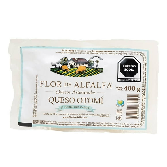 Queso otomí Flor de Alfalfa 400 g
