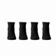 thumbnail image 2 of Calceta Corta Lisa Simply Basic para Niño, de Poliéster Negro Talla 10 a 13 años, 4 Pares, 2 of 4