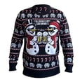 thumbnail image 1 of Suéter Navideño para Hombre George Muñeco de Nieve Ugly Sweater Negro, Talla CH, 1 of 4