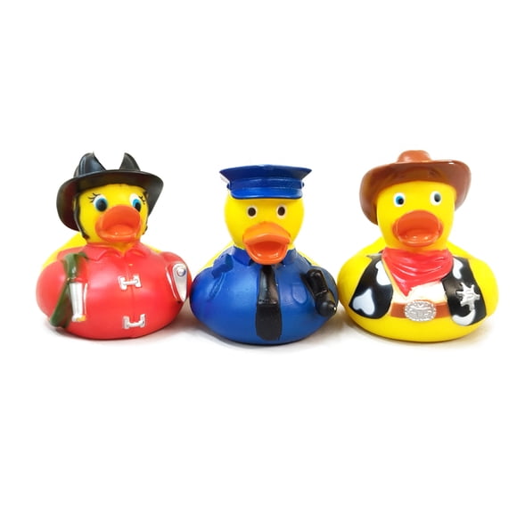 Patitos para la Bañera Bf Toys 3 Piezas Bomberos