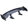 thumbnail image 2 of Alerón trasero universal para coche, mini alerón decorativo de uso general, estable Fibra de carbon, 2 of 9
