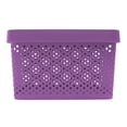 thumbnail image 2 of Caja con Tapa Plastic Trends Modelo Paris Capacidad 17Lts Color Morado 1 Pieza, 2 of 4