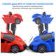 thumbnail image 2 of Carro De Juguete Robot Regalos Para Ninos Transformers Carritos Lamborghini Xtellar Rojo, 2 of 4