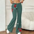 thumbnail image 1 of TaTaai Women's Loose Comfortable Flared Wide Leg Yoga Pants Fashion Casual Sports Fitness Trousers Soft Breathable All Match Daily Wear Gift, 1 of 7