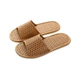 thumbnail image 4 of Sonducket 1 par de pantuflas de bambú para interiores y exteriores para el hogar para mujeres y hombres, sandalias portátiles informales de Type2 NO2, 4 of 6