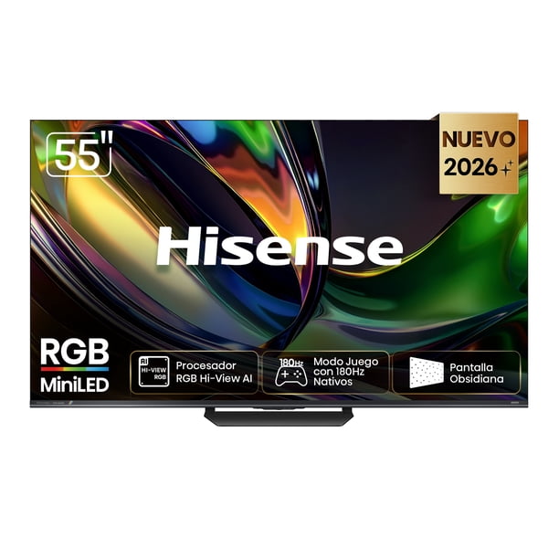Pantalla Hisense de 55 pulgadas RGB-MINILED 55UR8SG