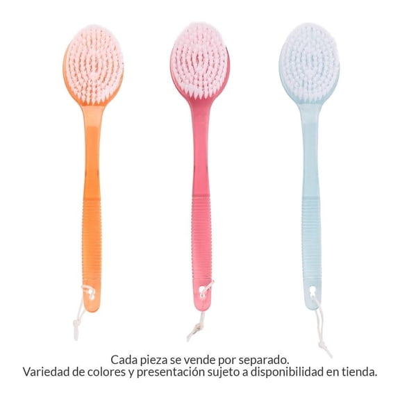 Cepillo Para Baño Prichos Plástico Transparente Largo Varios Modelos 1 Pieza