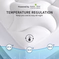 thumbnail image 2 of Cubrecolchón SLEEP ZONE Cooling King Nanotex blanco, 2 of 7