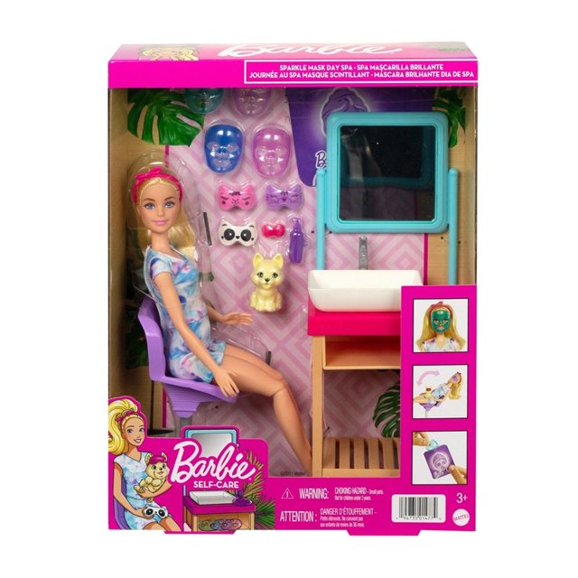 Muñeca Barbie Wellness Día de Spa de Mascarillas