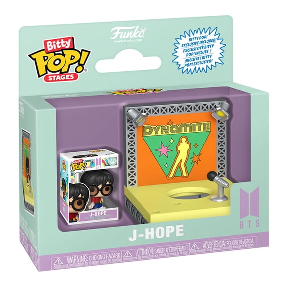 Figura Coleccionable Funko Bitty Stages BTS Dynamite J Hope 2 Piezas