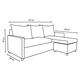 thumbnail image 5 of Sala Esquinera Modular El Bazar Store Vancouver Negro 175x130 cm Sofa Lado derecho ó izquierdo Económica, Tela Lino, 5 of 5