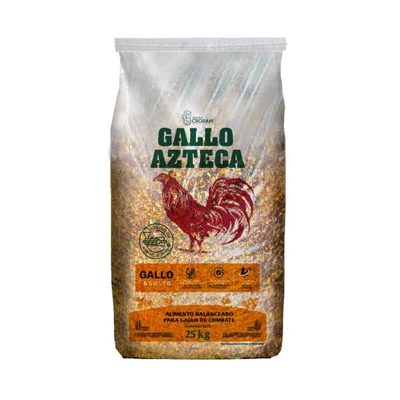Alimento Gallo Azteca 25 Kg