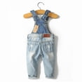 thumbnail image 2 of Overoles Vaquero Lindo y Delgado Denim Rasgado Para Niña,KIDSCOOL SPACE, 6-7 Años, 2 of 8