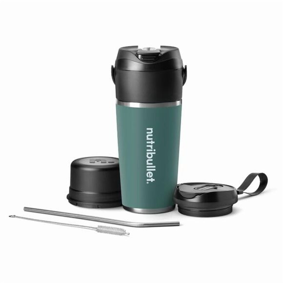 Licuadora portátil NutriBullet Flip con vaso aislante 350 ml