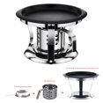 thumbnail image 4 of RKSTN Grill stove Outdoor Indoor Stainless Steel Takeaway Steak Grill, Non-Stick Baking Pan Barbecue Grill Grill Pan, Outdoor Indoor Windproof Grog Burning Oven, 4 of 9
