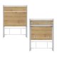 thumbnail image 2 of Escritorio Relan Top Living Tripoli, estilo plegable, diseño minimalista., 2 of 6