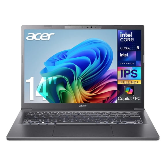 Laptop AI PC ACER Aspire 14 AI Core Ultra 5 226V NPU 40 TOPS 16GB 1TB Pantalla Touch 14"FHD+ Teclado Ingles Copilot+PC