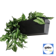 thumbnail image 2 of Maceta de fibra de vidrio FibraFormas Jardinera de Pared Grande Chocolate, 2 of 4