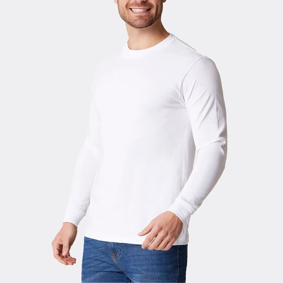 Playera manga larga para hombre optima