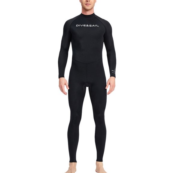 Naiovety Trajes de neopreno Traje de buceo Traje de neopreno para hombres y mujeres Traje de baño de cuerpo completo UPF 50 Protección solar para buceo Deportes acuáticos Negro M