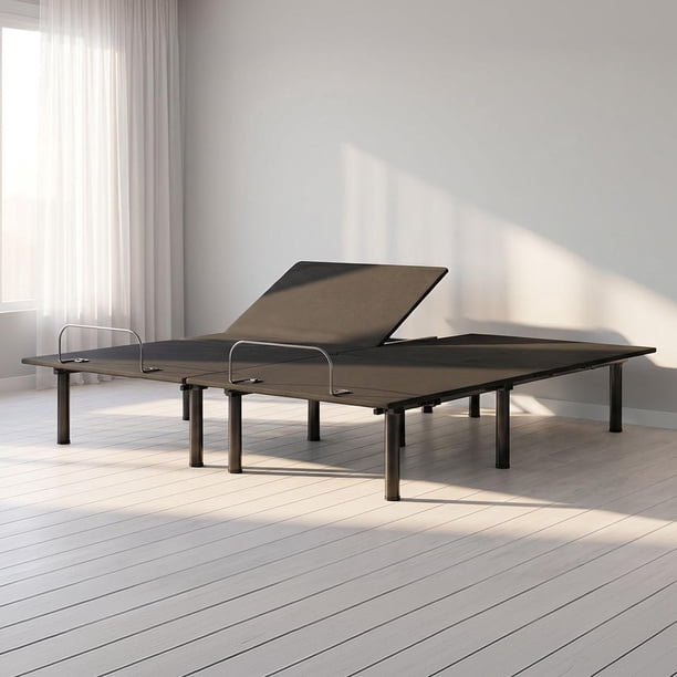 Base Eléctrica Luuna Rise Lite cama individual Control alámbrico Color Negro