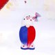 thumbnail image 5 of Gnomo de la Independencia | Decoraciones patrióticas del 4 de julio | Gnomo de tela rojo, blanco y azul para el hogar y la fiesta | Decoración navideña artesanal, 5 of 7