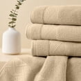 thumbnail image 4 of Toallas de baño grandes 34x73 pulgadas - Toallas deportivas sobredimensionadas 100% algodón para hombres y mujeres, toalla absorbente espesada de secado rápido - azul, rosa, café, 4 of 6