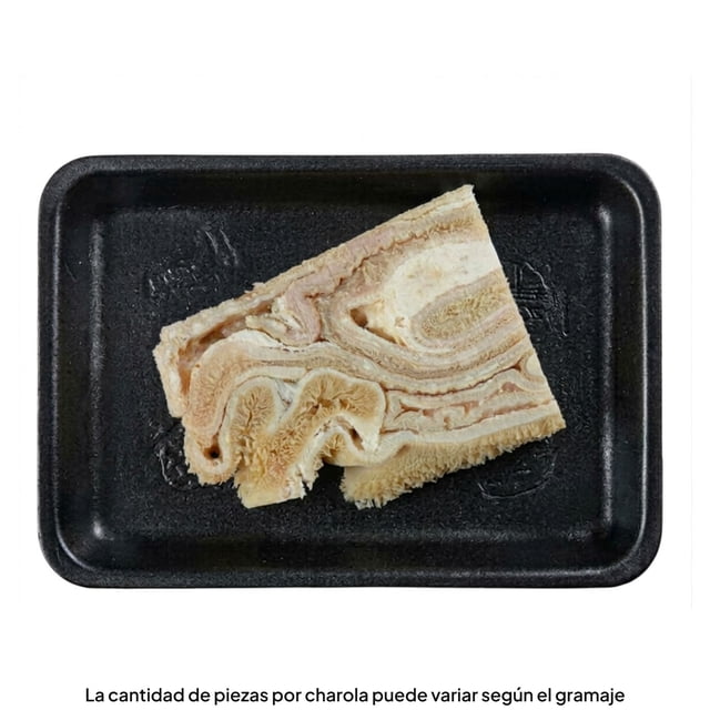Panza de Res por kg Congelado Peso Aprox por Charola 800 a 900 g