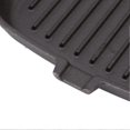 thumbnail image 5 of Cast Iron Skillet with Wooden Handle Square Uncoated Nonstick Cast Iron Grill Pan for Meats Steak Fish, 5 of 5