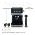 thumbnail image 4 of Cafetera Café Espresso Y Cappuccino Automática AVERA CAF03/Acero Inoxidable/Negro, 4 of 5