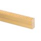thumbnail image 1 of Tren de engranaje de latón, módulo 0.5 100mm x 10mm x 5mm, riel recto de alta resistencia para máquinas automotrices, 1 of 6
