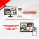 thumbnail image 4 of Kit 8 Cámaras 2K Seguridad Wifi Exterior Disco Duro 1TB Secucore, 4 of 8