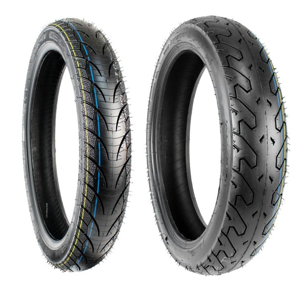 Kit de Llantas Motometa 120/90-18 y 90/90-18 para Moto Negro