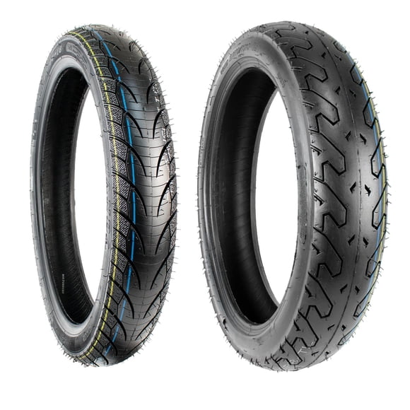 Kit de Llantas Motometa 120/90-18 y 90/90-18 para Moto Negro
