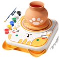 thumbnail image 1 of Fasiaou Pottery Wheel for Kids: Complete Pottery Kit for Beginners with Air Dry Clay - Sculpting Clay Tools & Arts Supplies Arts - Crafts for Girls Ages 4-8 Crafts Kits for Kids Ages 8-12, 1 of 9