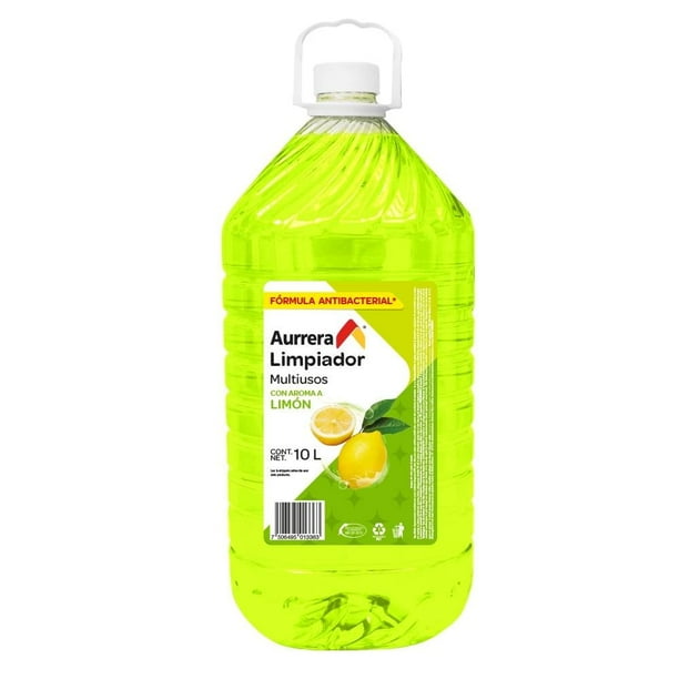 Limpiador multiusos Aurrera con aroma a limón 10 l