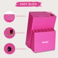 thumbnail image 4 of Juego de Cuchillos de Cocina hecef de 15 Piezas con Recubrimiento Antiadherente - Rosa, 4 of 10