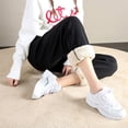 thumbnail image 4 of Pantalones casuales cálidos para mujer, pantalones deportivos de invierno con forro polar para niñas, para damas L, 4 of 9