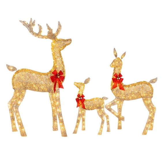 Luces LED De Decoración De Renos Iluminadas De Navidad Para Sala De Estar Colco  Renos iluminados