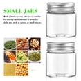 thumbnail image 4 of 20 frascos pequeños de vidrio con tapa, lata de vidrio transparente de 50 ml para cocina., 4 of 8