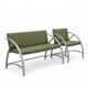 thumbnail image 2 of Set de Sillon y Love Seat exterior Savania Gris/Verde Kessa Muebles, 2 of 5