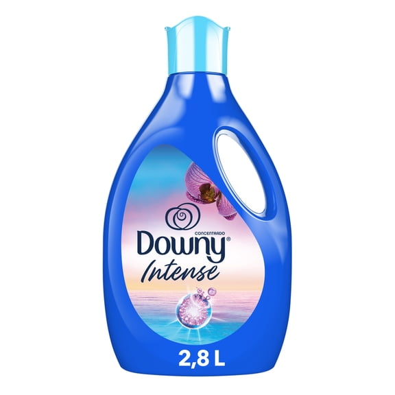 Suavizante de Telas Downy Intense Amanecer, Aroma con Notas Frescas Florales, 2.8 l