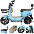 thumbnail image 4 of Bicicleta Electrica Luz Led Scooter 50 Km/h 500W  3 Velocidades Azul, 4 of 7