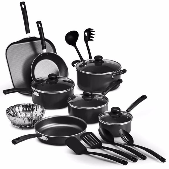 Batería de Cocina Tramontina 18 piezas Primaware  Gris