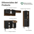 thumbnail image 4 of Cocina Integral Madesa Emilly Pop 229cm Marrón/Negro GREM2290027K, 4 of 10