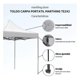 thumbnail image 3 of Toldo Carpa Lona Plegable Reforzado Impermeable Portátil 2x2M, 3 of 3