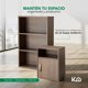 thumbnail image 4 of Set Escritorio, Librero y Archivero de Madera Kingshouse Moderno Multifuncional Muebles Organizador beige, 4 of 8