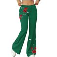 thumbnail image 3 of TaTaai Women's Loose Comfortable Flared Wide Leg Yoga Pants Fashion Casual Sports Fitness Trousers Soft Breathable All Match Daily Wear Gift, 3 of 7