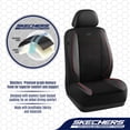 thumbnail image 4 of Fundas de asiento de coche Skechers de espuma viscoelástica refrigeradas por aire, color rojo, 4 of 7